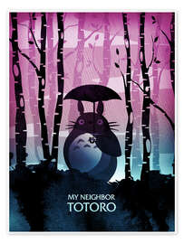 Poster  My neighbor Totoro - Albert Cagnef