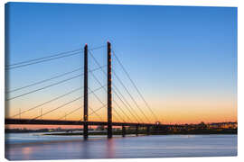 Canvas print  Bridge in Dusseldorf - Michael Valjak