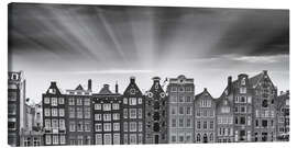Canvas print  Amsterdam classic buildings