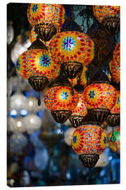 Canvas print  Mosaic lanterns in Istanbul
