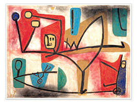 Poster  high spirits - Paul Klee