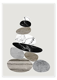 Poster Beach stones