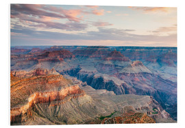 PVC print  Sunset over the Grand Canyon south rim, USA - Matteo Colombo