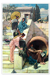 Premium poster  Diogenes - John William Waterhouse