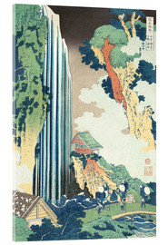 Acrylglas print  Ono Waterfall on the Kisokaido - Katsushika Hokusai