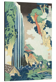 Aluminium print  Ono Waterfall on the Kisokaido - Katsushika Hokusai