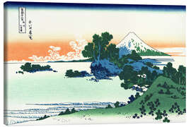 Canvas print  Shichiri beach in Sagami Province - Katsushika Hokusai