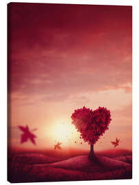 Canvas print  heart tree - Elena Schweitzer