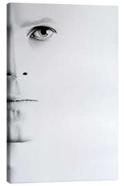 Canvas print  David Bowie minimal portrait - Ileana Hunter