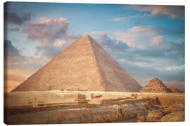 Canvas print  great pyramid of Giza in Egypt