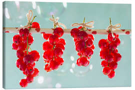 Canvas print  Red currants full - K&amp;L Food Style