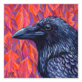 Premium poster Autumn Raven