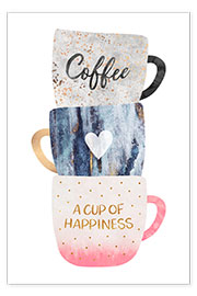 Premium poster A cup of happiness