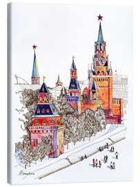 Canvas print  Kremlin, Red Square, Moscow - Anastasia Mamoshina