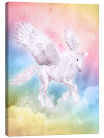 Canvas print  Unicorn Pegasus, big dreams - Dolphins DreamDesign