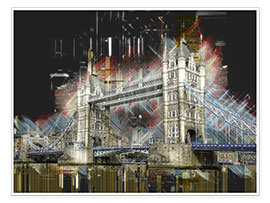 Poster London Tower Bridge