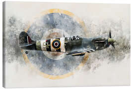 Canvas print  Spitfire AB910 - airpowerart
