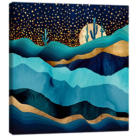 Canvas print  Indigo Desert Night - SpaceFrog Designs