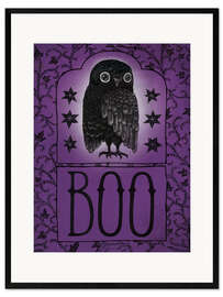 Ingelijste kunstdruk  Halloween Boo - Sara Zieve Miller