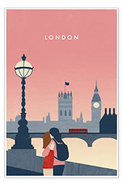 Premium poster London Illustration