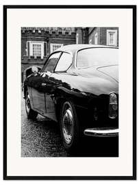 Ingelijste kunstdruk  Vintage car in London - Magda Izzard
