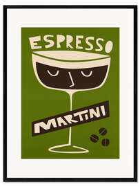 Ingelijste kunstdruk  Espresso Martini - Fox &amp; Velvet